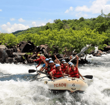 River Rafting & River Crossing in Resorts